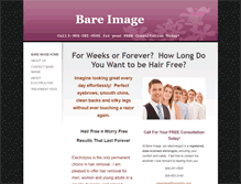 Tablet Screenshot of bareimage.net